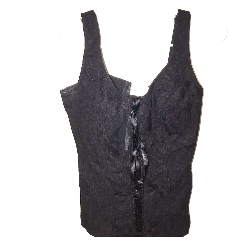 Black Zip Corset